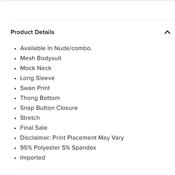 Capture This Mesh Bodysuit - Nude/Combo - Picture 5 of 5